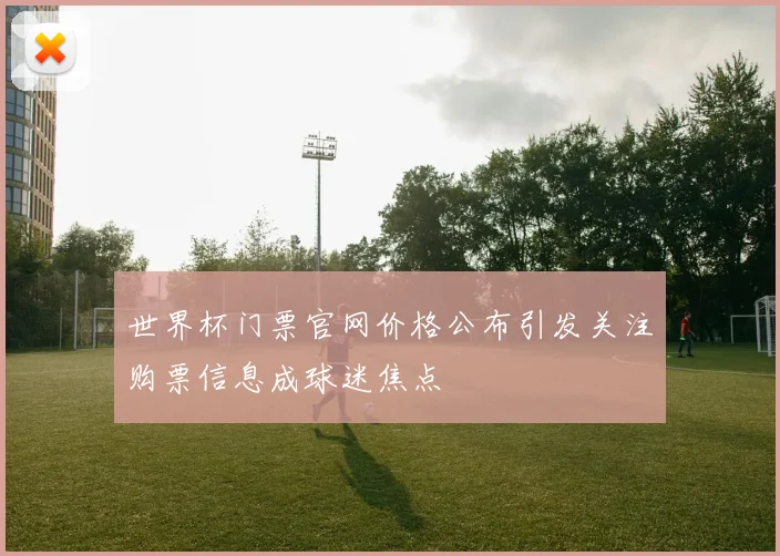 世界杯门票官网价格公布引发关注购票信息成球迷焦点